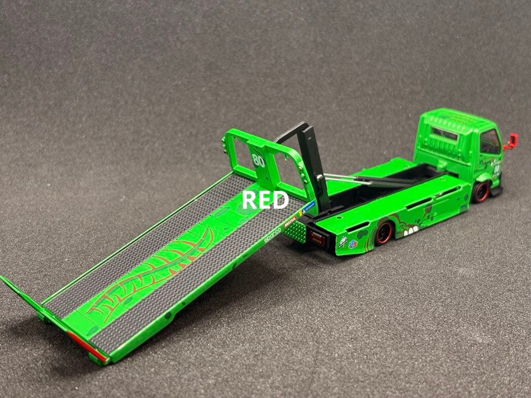 Micro Turbo 1/64 積載車 グリーン ROXY チェイス 激レア