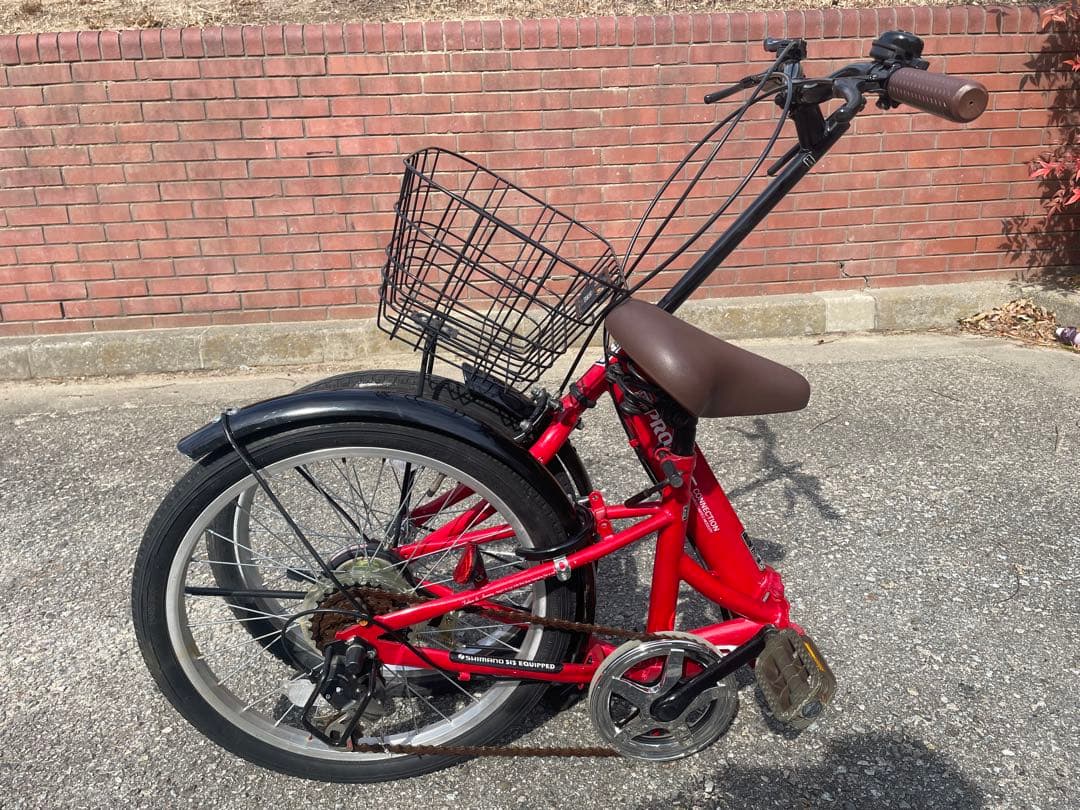 PROVROS P-206折りたたみ自転車（20インチ、シマノ6段変速）