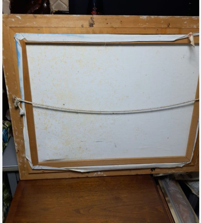 油彩のヨットハーバーです