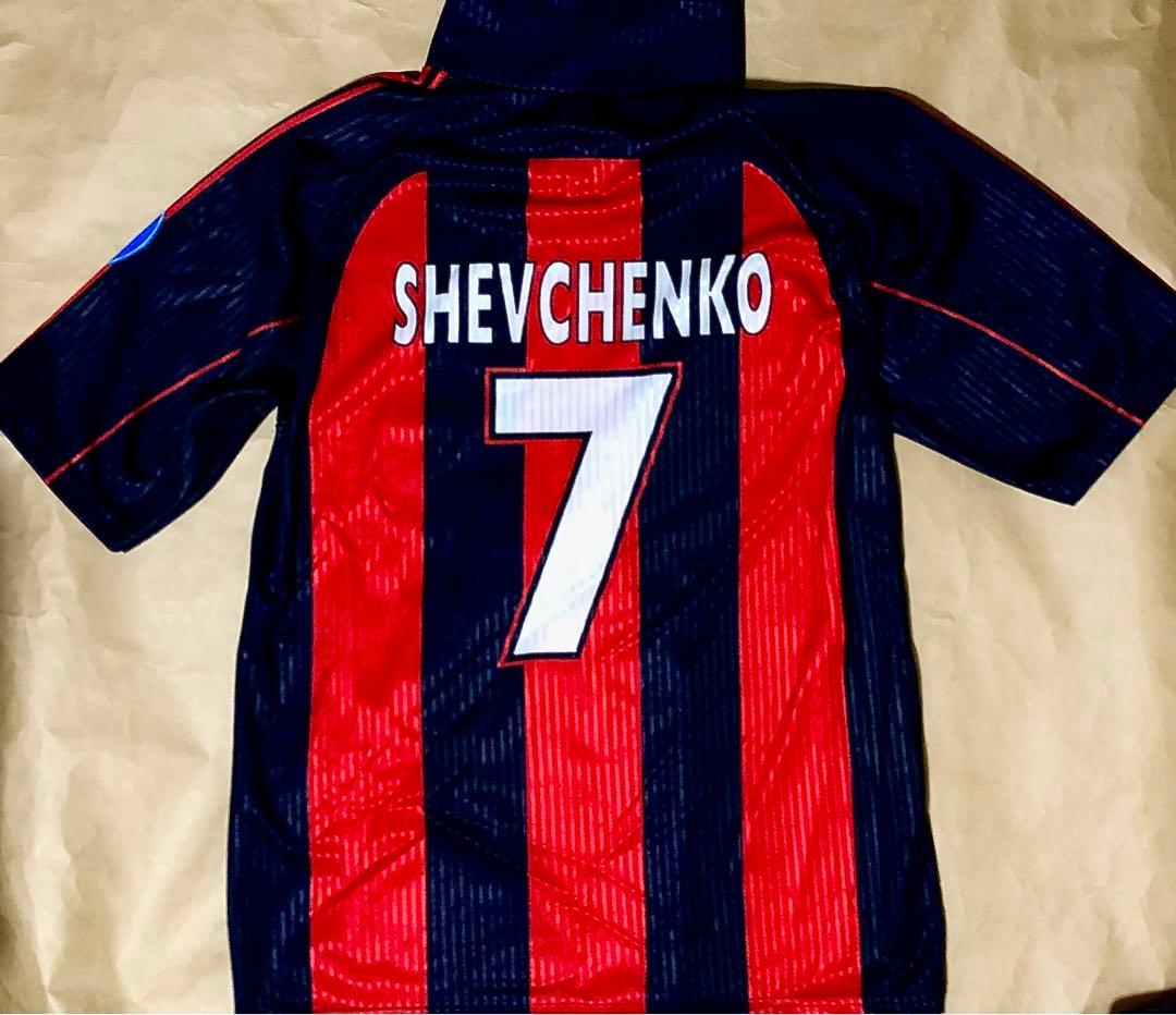 シェフチェンコ ユニフォーム ACミラン サッカー XL サッカーシャツ