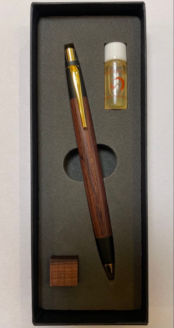 野原工芸 紫檀 シタン ゴールド金具 シャーペン
