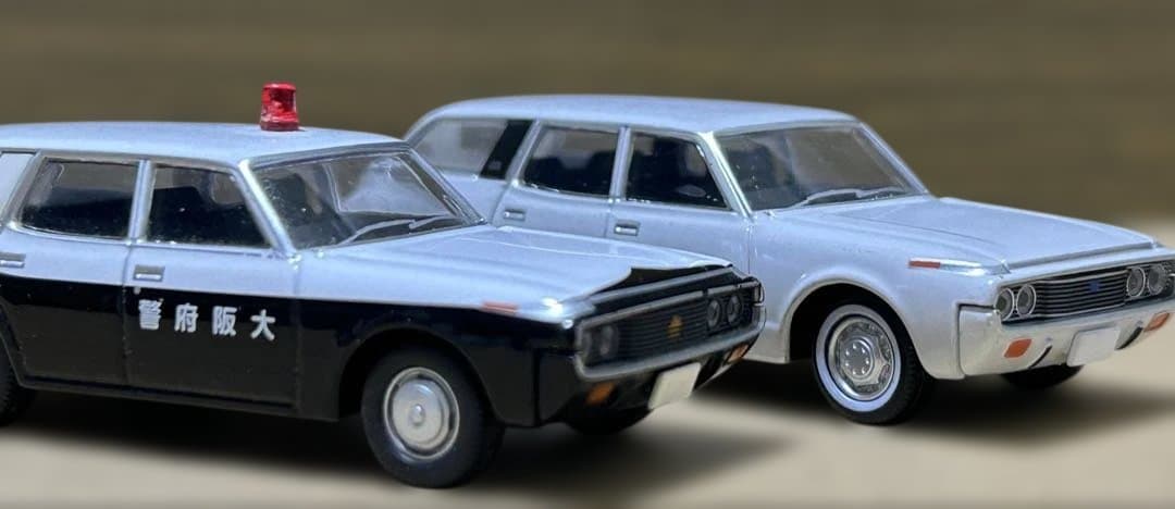 箱なし トミカリミテッドヴィンテージネオ クラウンバン カスタム 2台セット