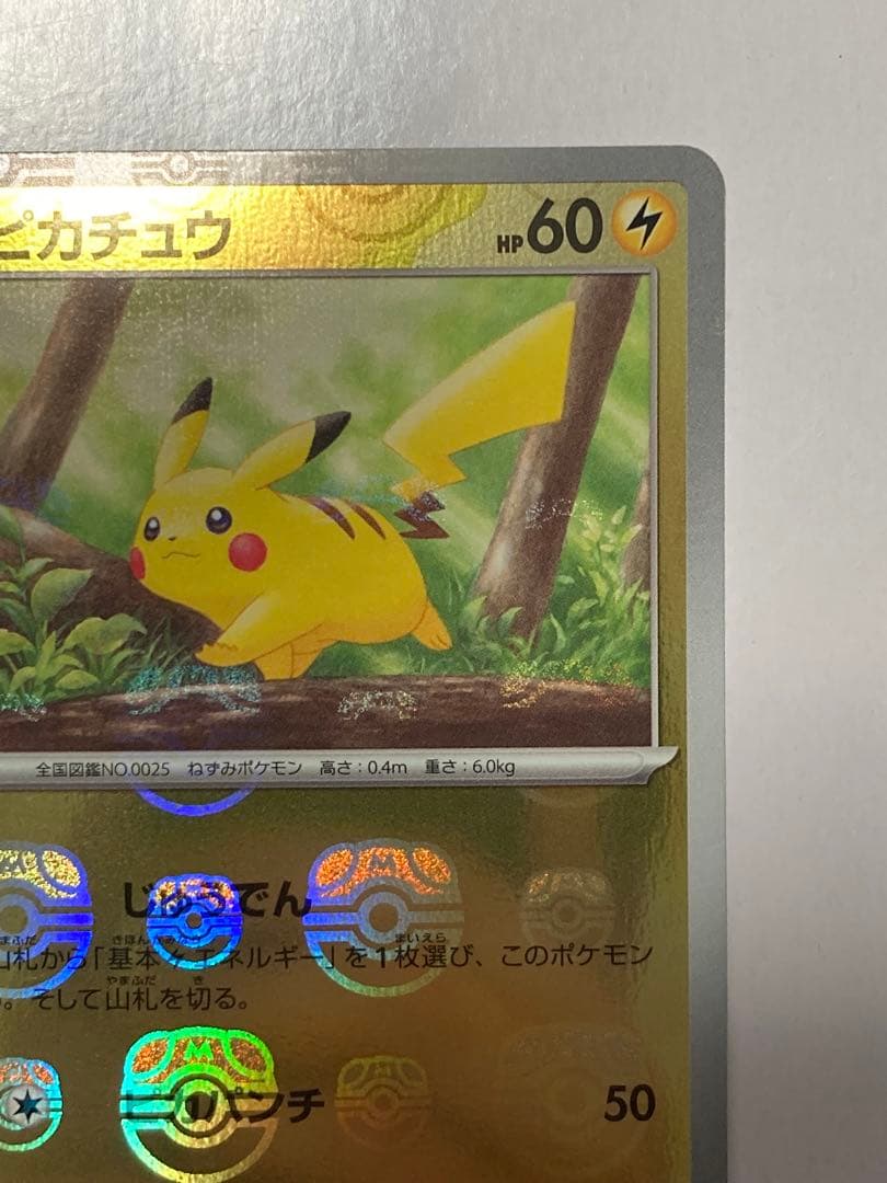 『世界に数枚』　ピカチュウ　マスターボール　顔マスボ　希少