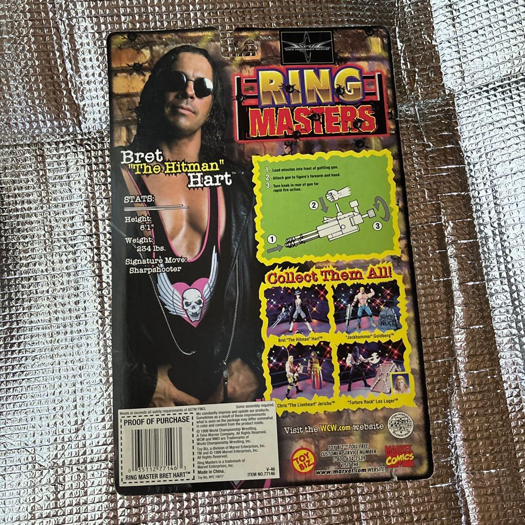 BRET HARTフィギュア　リングマスターズ