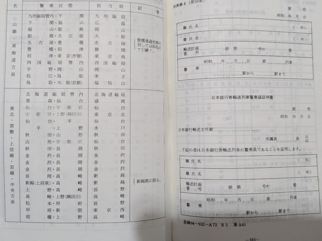 鉄道公安ノート 昭和60年（検索）日本国有鉄道 公安本部 鉄道公安官 鉄道警察