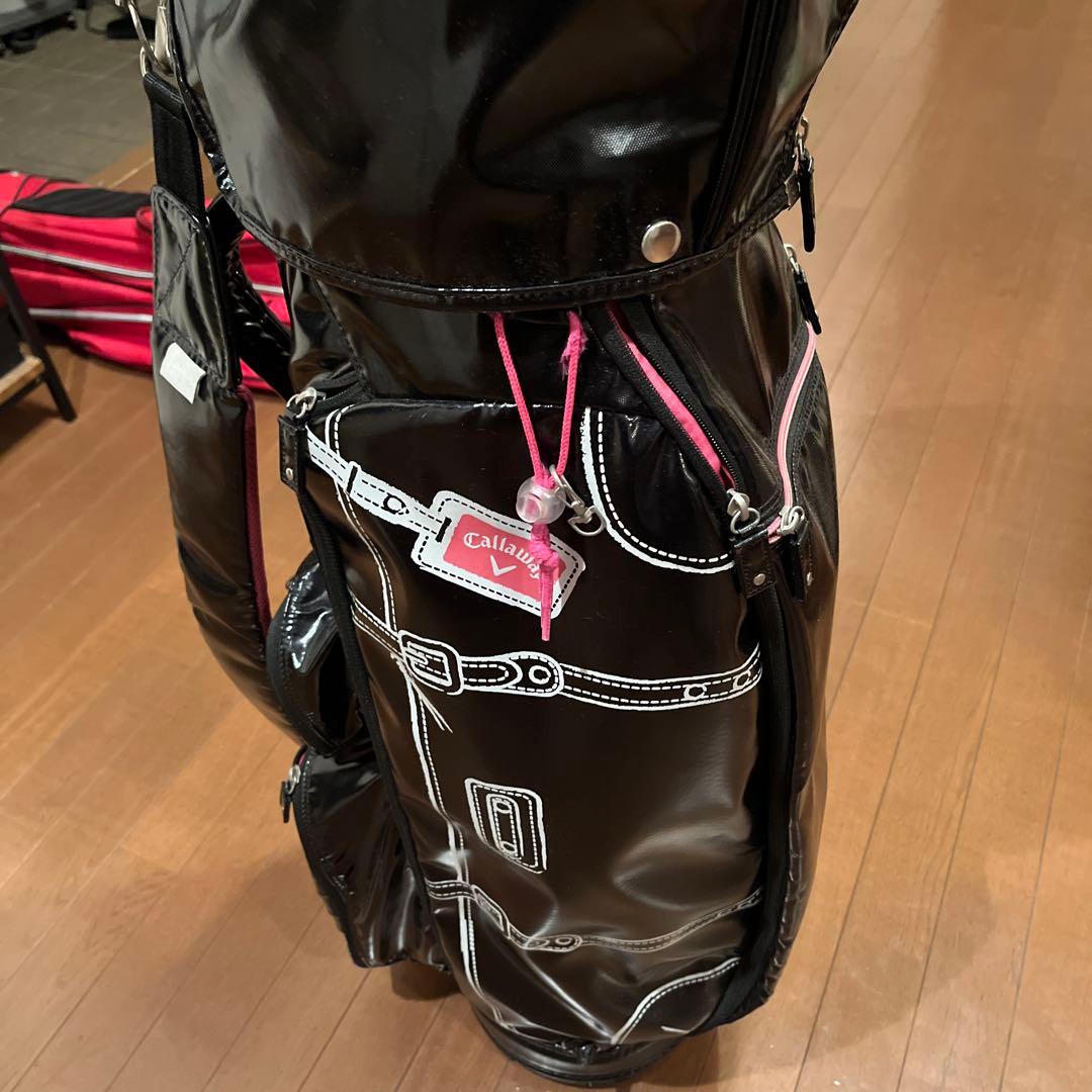 新春価格！キャロウェイ エナメル ゴルフバッグ 8.5型