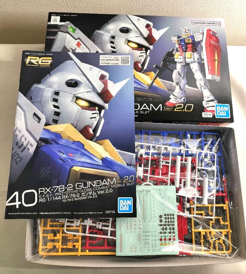 RG1/144 RX-78-2ガンダムVer.2.0&Ver.2.0用武器セット