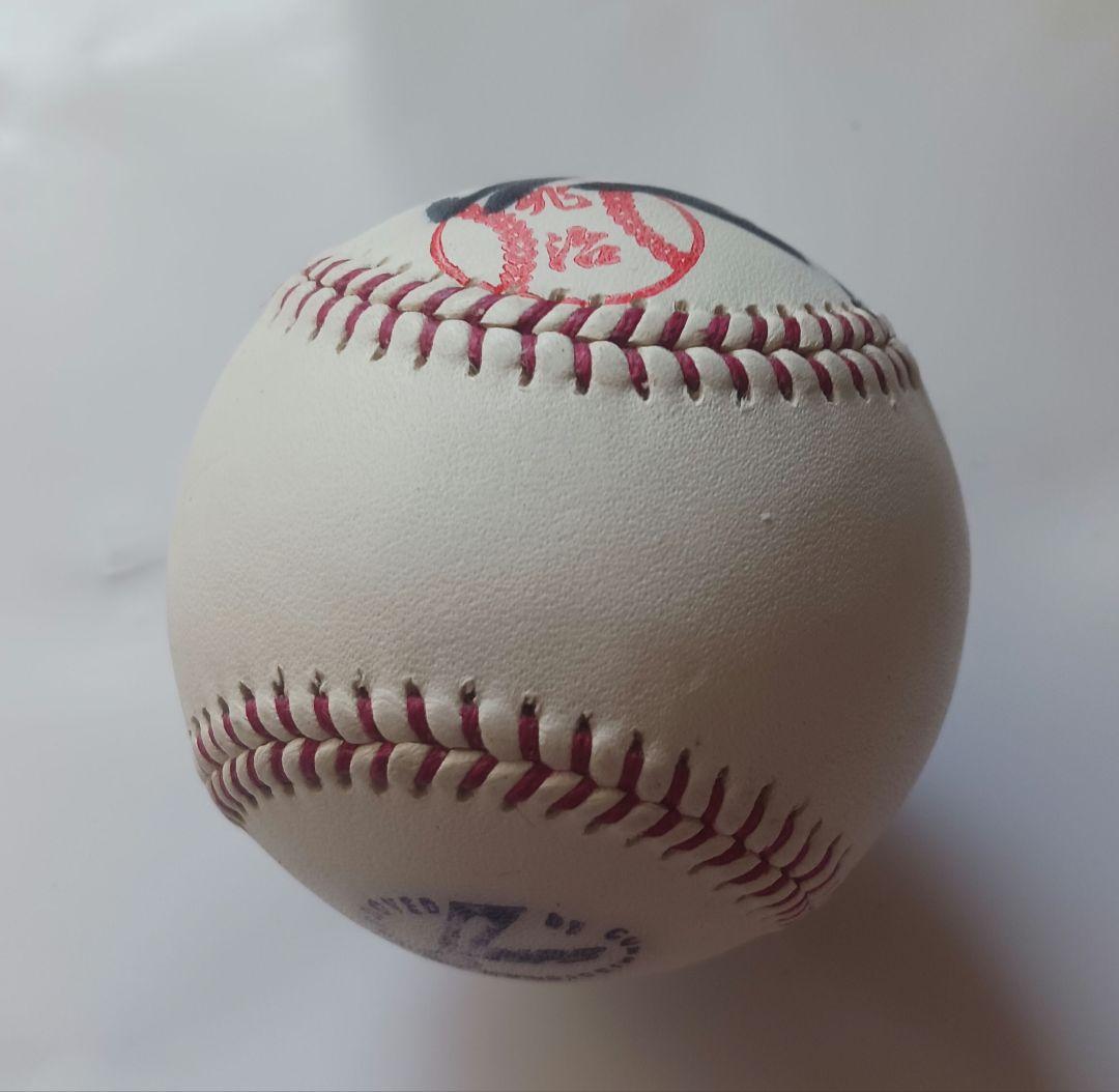 NPB公式球。元ロッテ。村田兆治氏直筆サインボール。マサカリ投法。名球会。