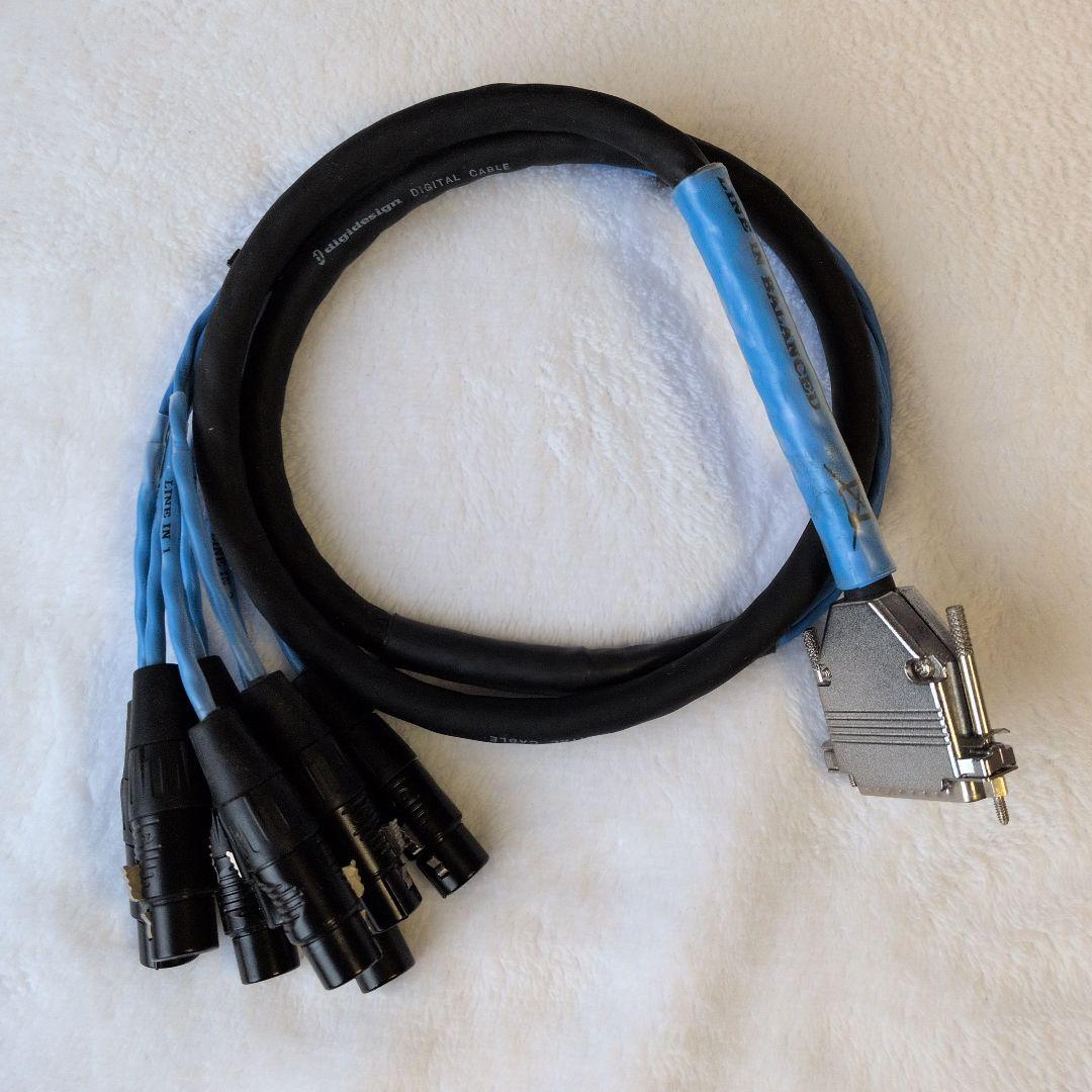 【06】Digidesign DB25-XLRF オーディオケーブル D-sub