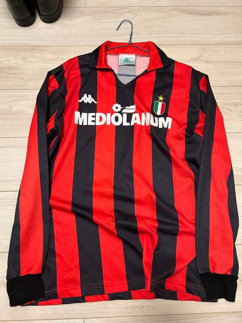 88-89 ミラン　ユニフォーム　長袖　レア　当時物