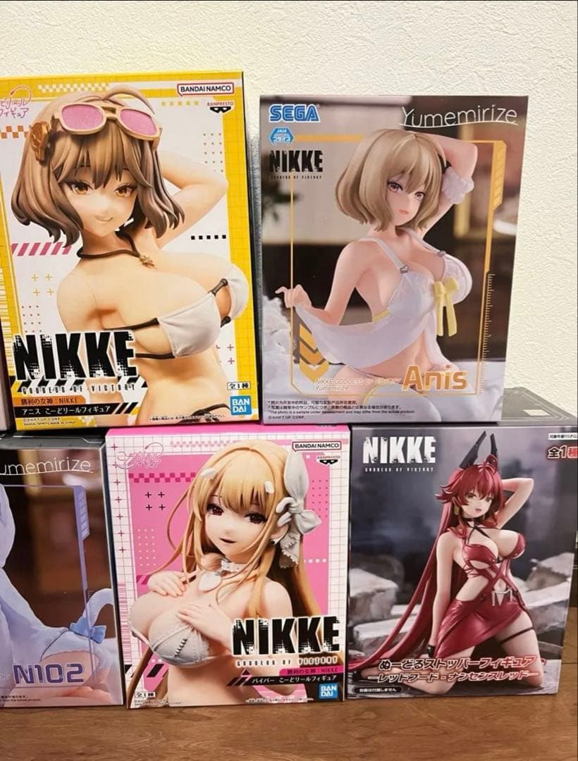 新品未開封　NIKKE プライズフィギュア　7体　まとめ売り