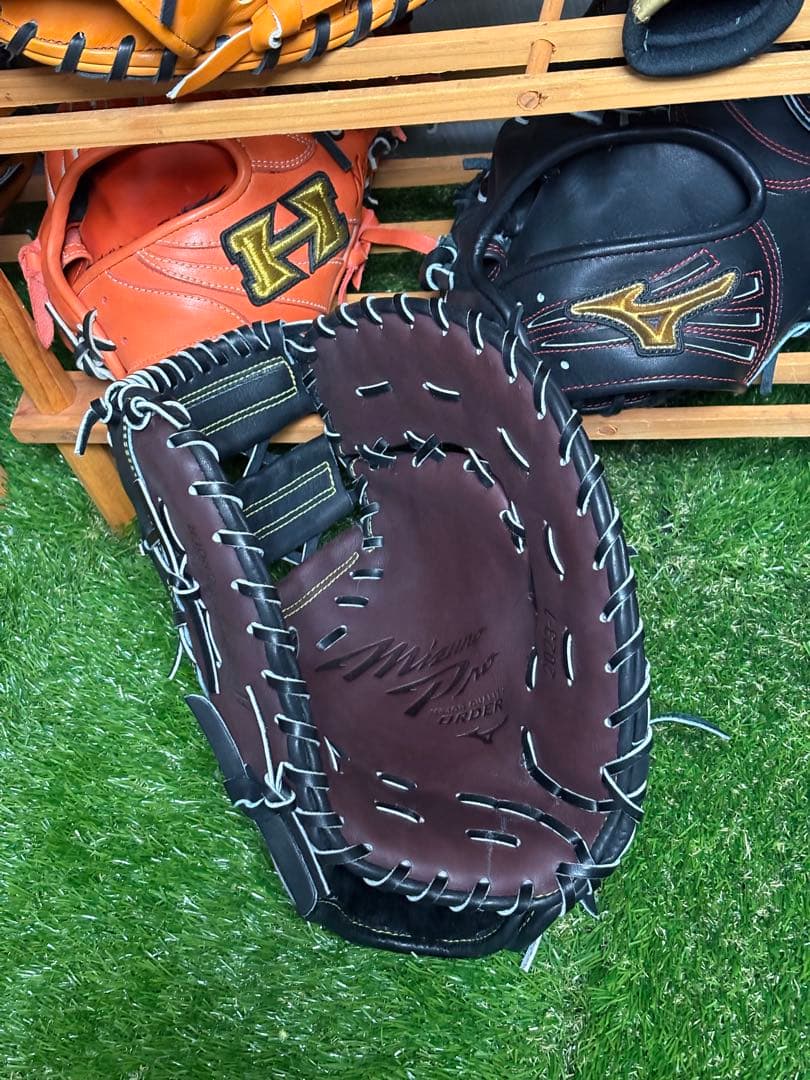 ミズノプロ　オーダー　軟式用　ファーストミット　匠仕上げ　実戦未使用品 一塁手用