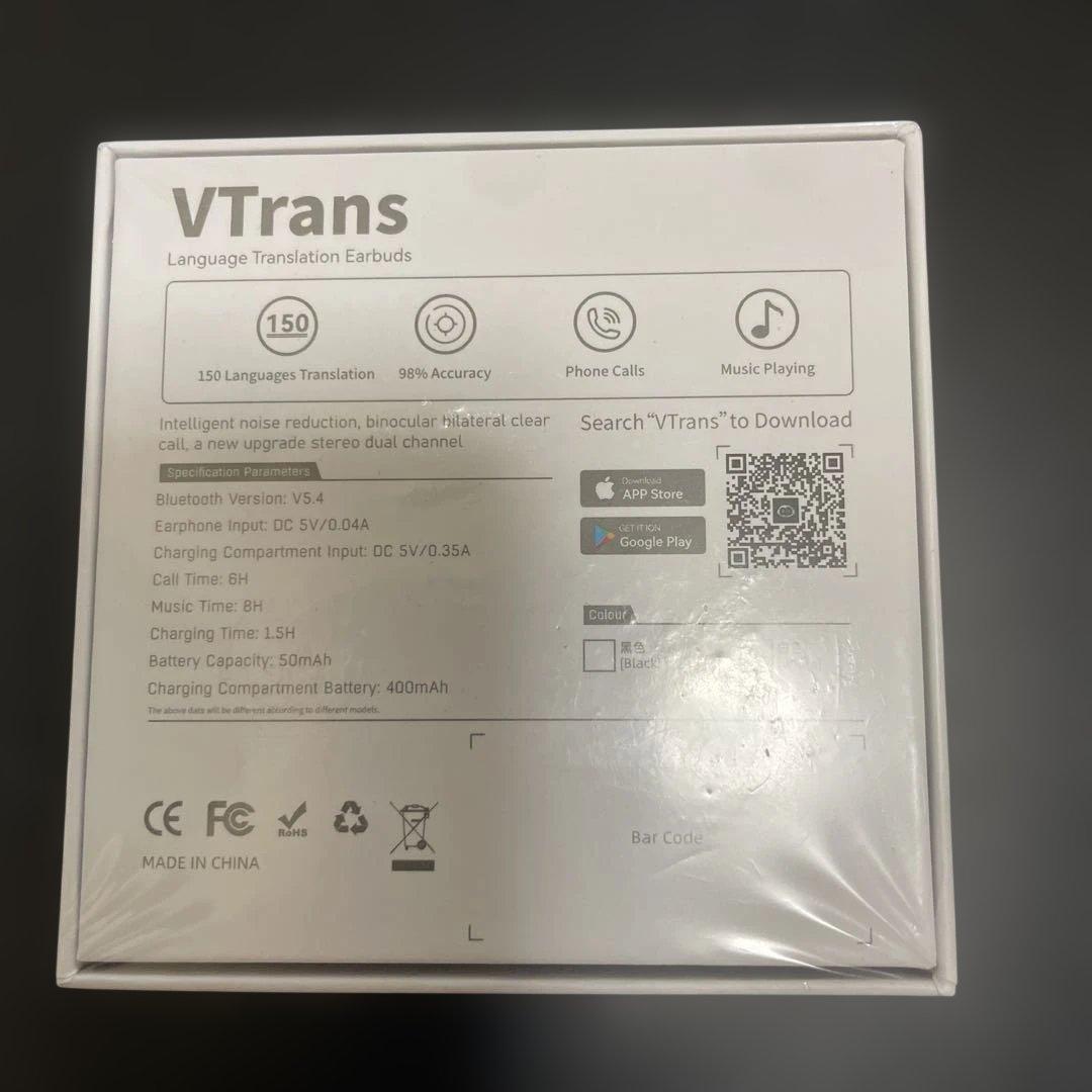 VORMOR V18同時通訳イヤフォン型通訳機