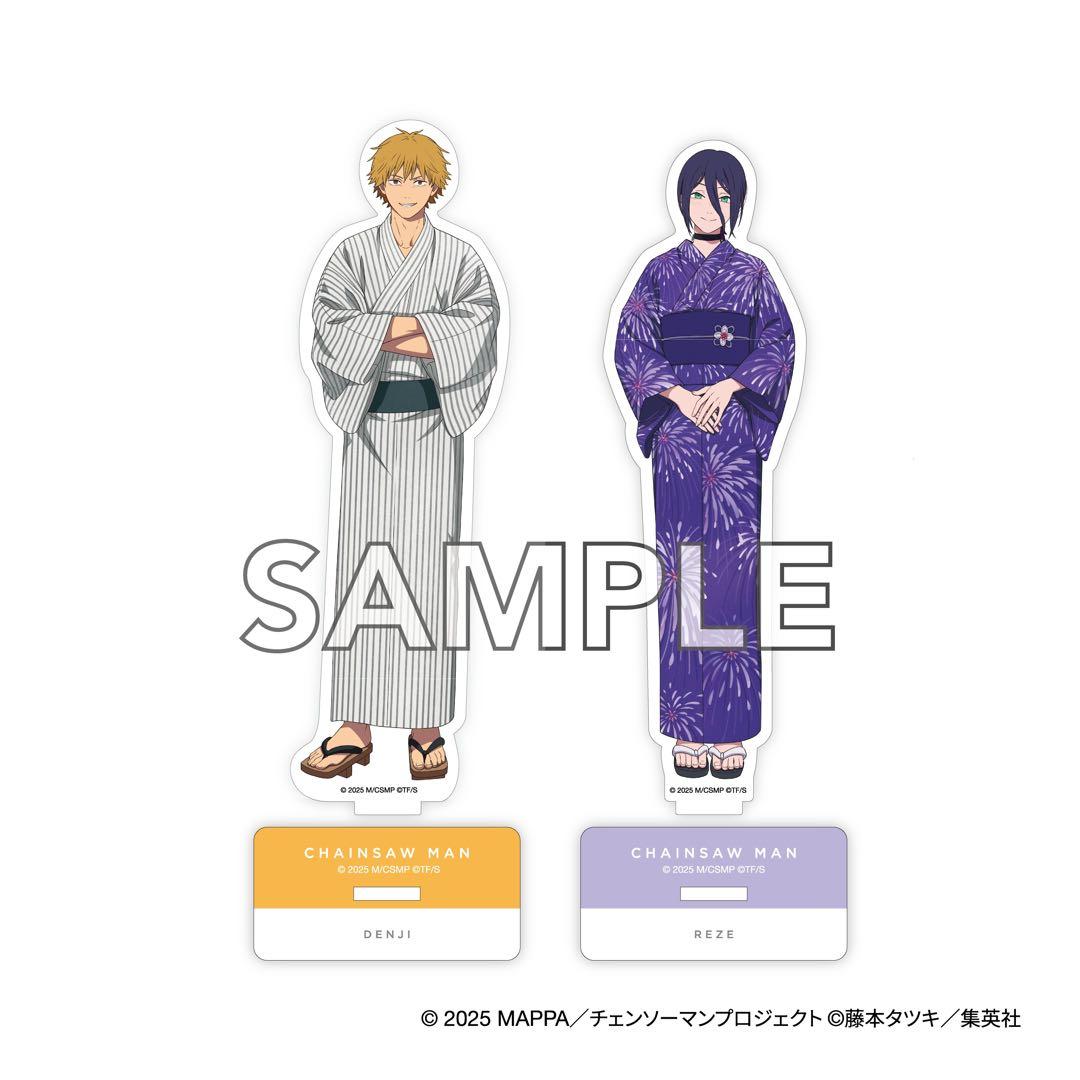 チェンソーマン レゼ篇 レゼ デンジ アクリルスタンド 2点 ジャンプ フェスタ