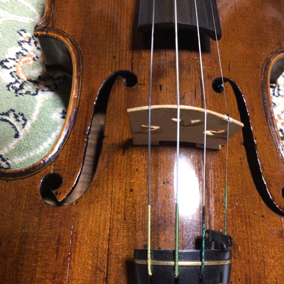 オールドフレンチ　レッドブラウンバイオリン本体