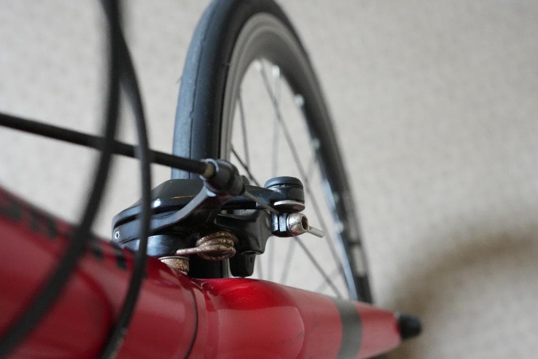 [中古][手渡希望]GIANT IDIOM2 折りたたみ自転車 赤 6段変速