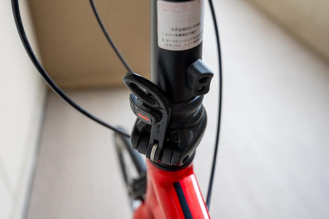 [中古][手渡希望]GIANT IDIOM2 折りたたみ自転車 赤 6段変速