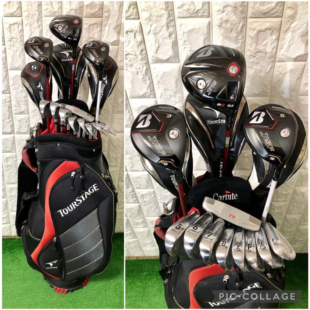 初心者おすすめ☆メンズ ゴルフクラブセット☆ブリヂストン☆キャディバッグ付