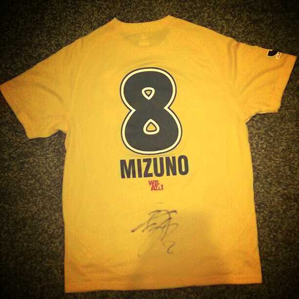 サッカー水野晃樹サイン入りユニフォーム送料込み