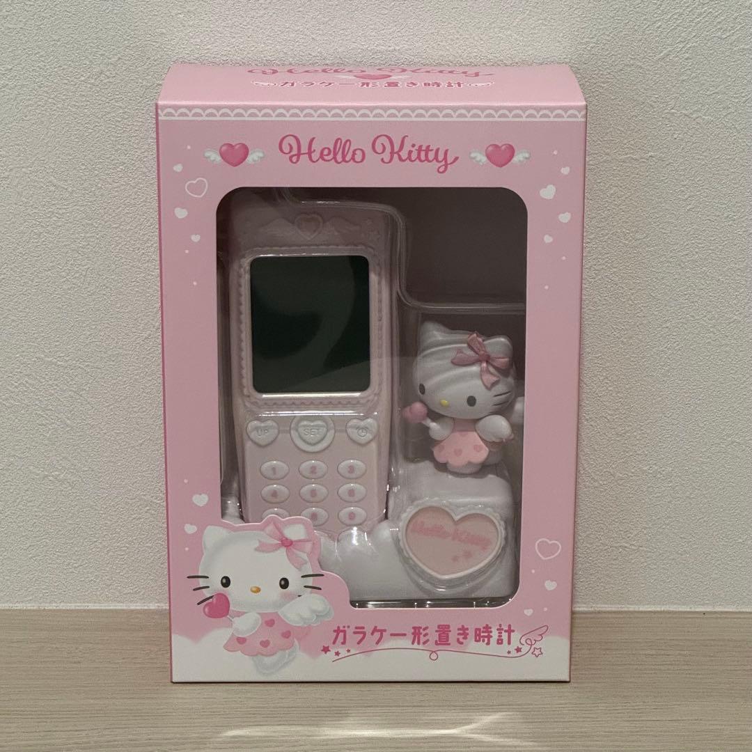 サンリオ ガラケー形置き時計 ハローキティ マイメロディ クロミ 3点セット