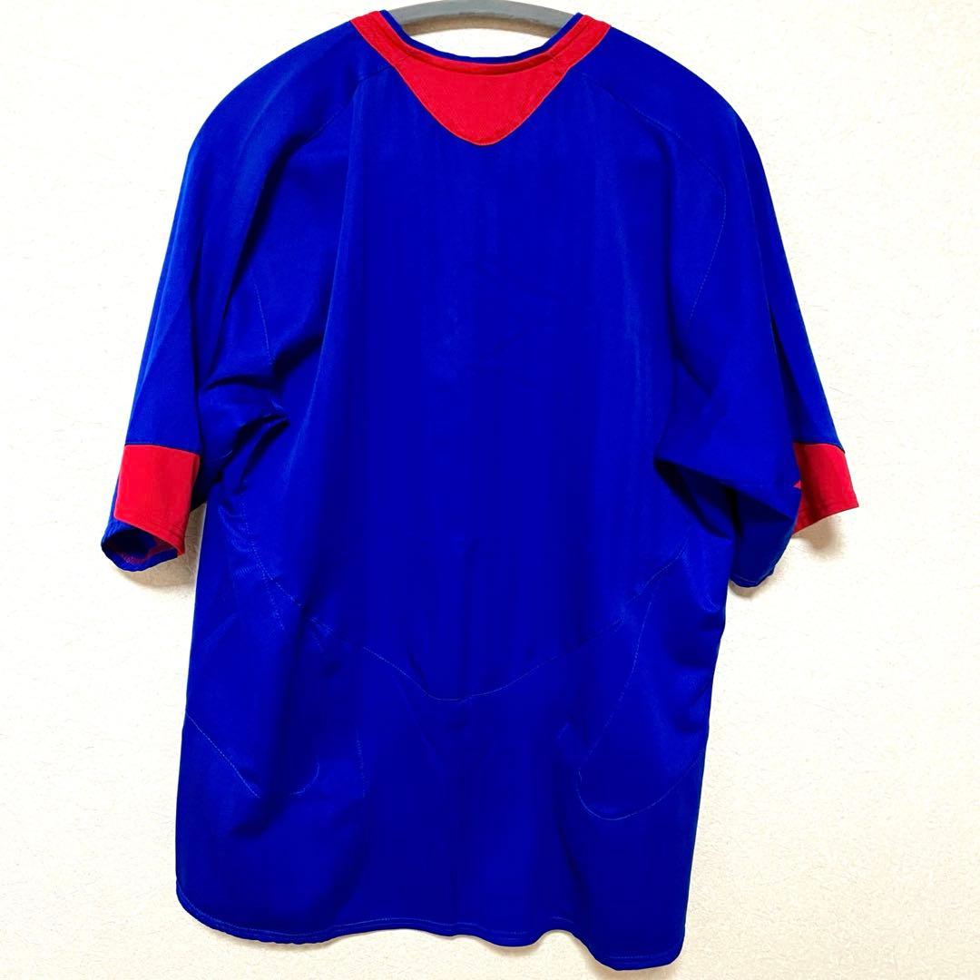 【正規品】マンU 05-06 アウェイ 青 XL ボーダフォン