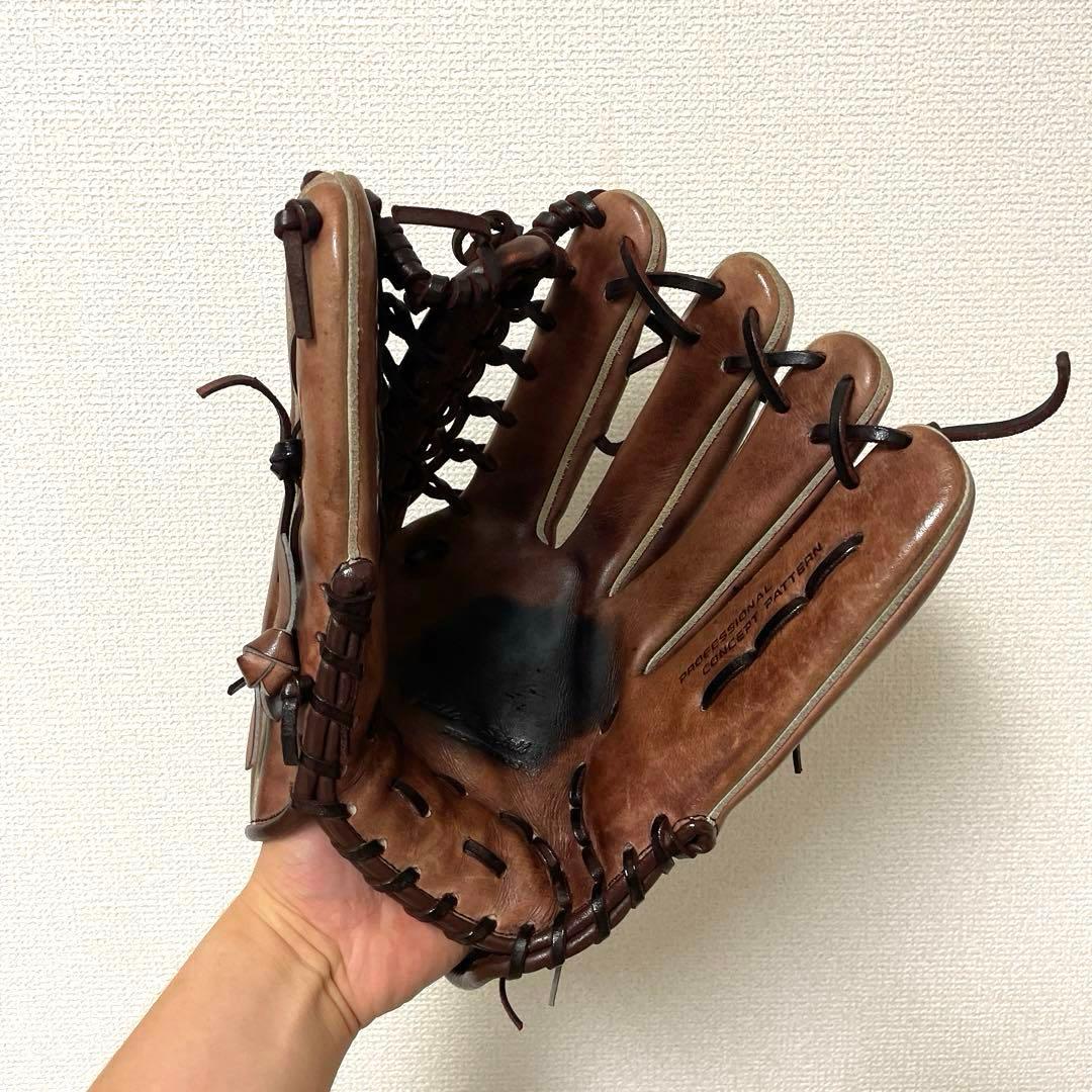 466 ZETT プロステイタス 型抜群 即戦力 硬式 外野手用グローブ
