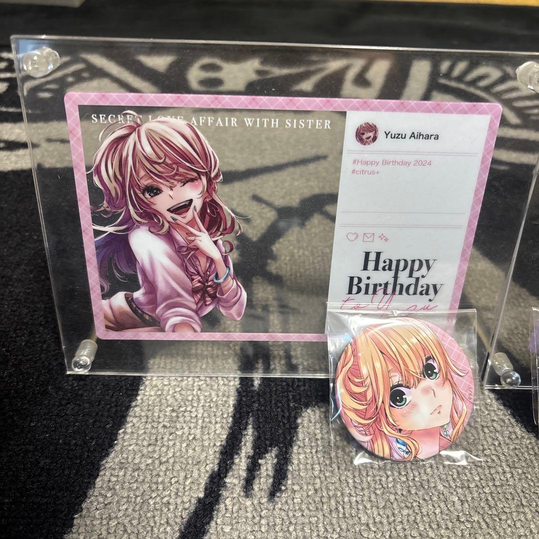 citrus ＋ 缶バッジ SNS風クリアカード 柚子 芽依 セット