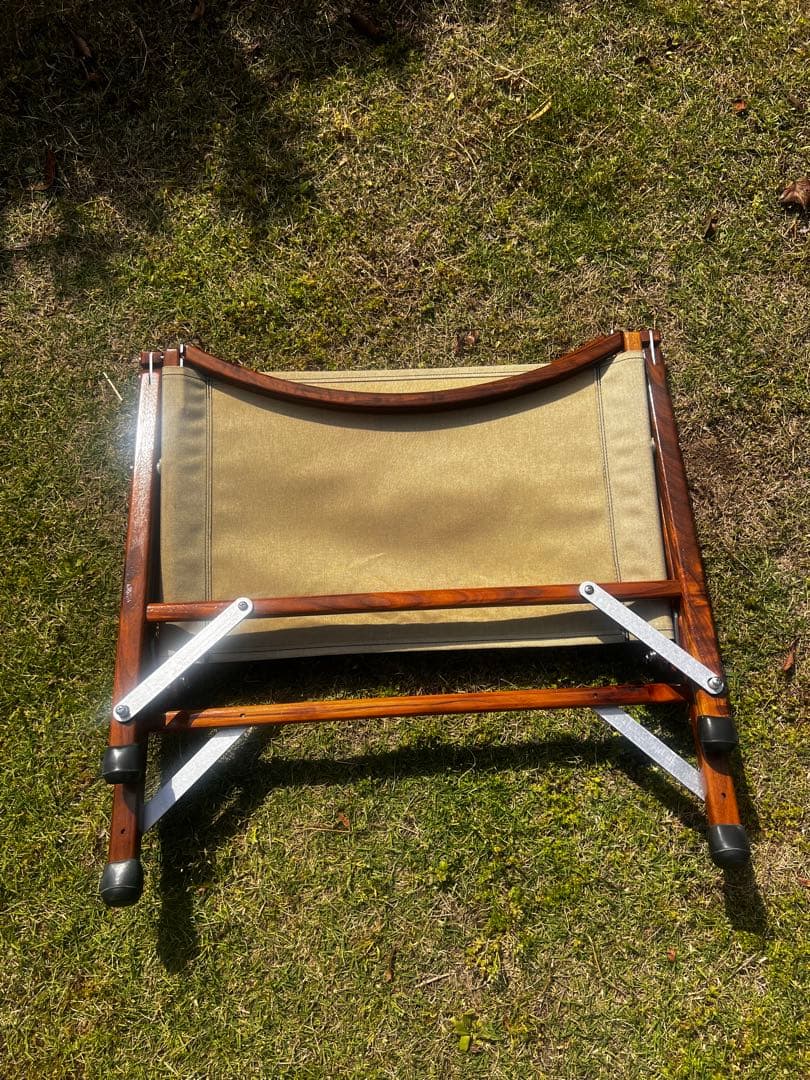 希少廃盤品 Kermit Chair ワイド幅 ウォールナット ベージュ色