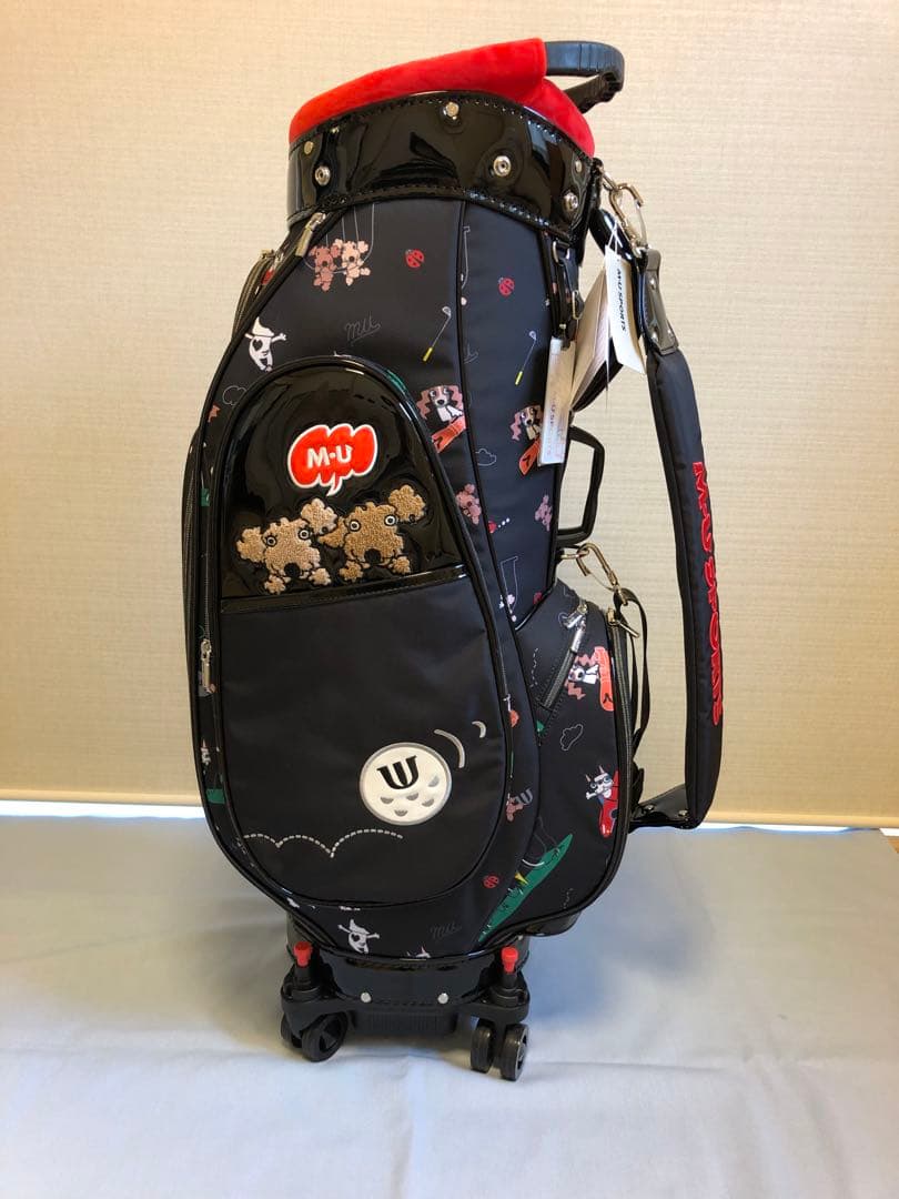 【新品】M・U SPORTS☆キャスター付キャディバッグ