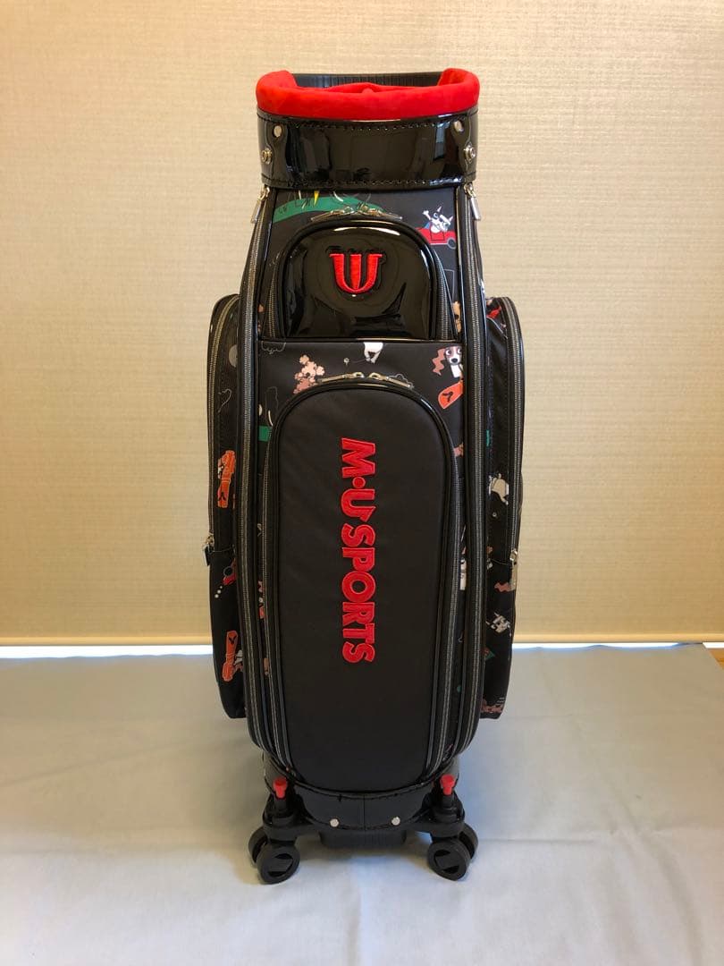 【新品】M・U SPORTS☆キャスター付キャディバッグ