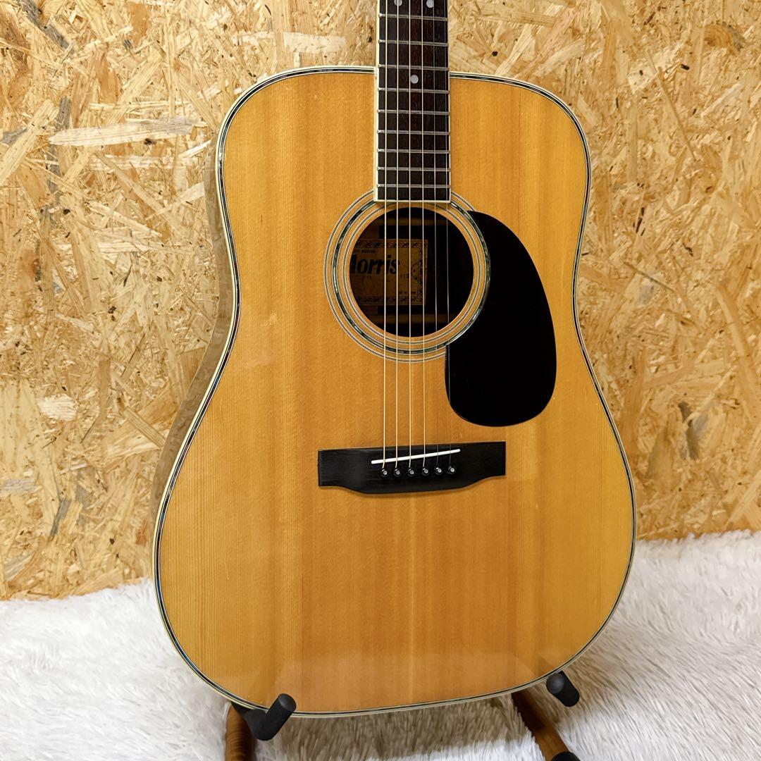 1975年製 MORRIS W-30 アコースティックギター 日本製 弦交換済み