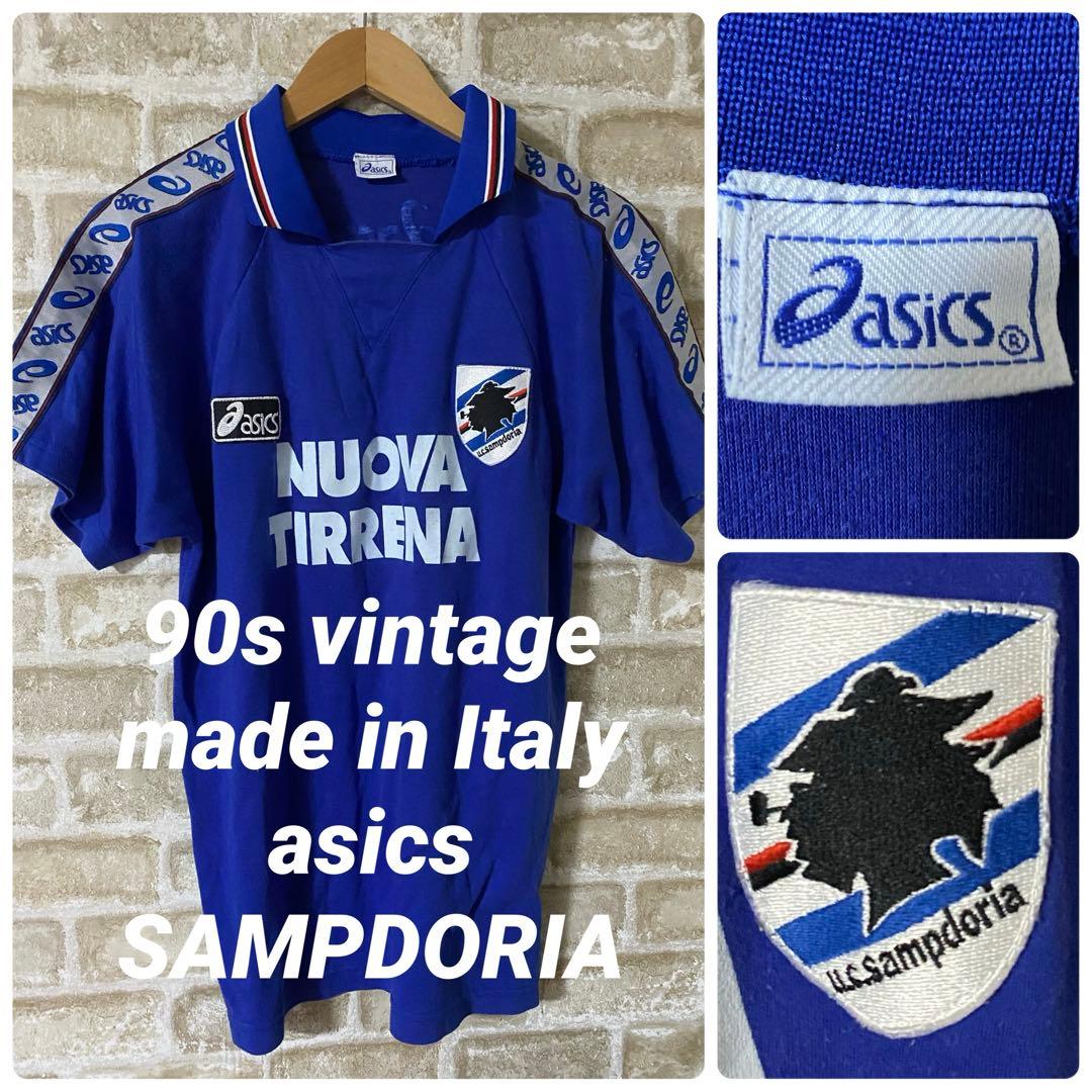 ビンテージ　90s セリエA asics メンズL ユニフォーム　サンプドリア