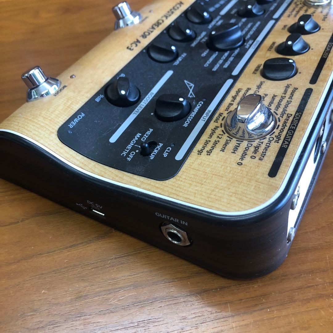 ZOOM AC-3 エレクトリックアコースティックギター用エフェクター美品