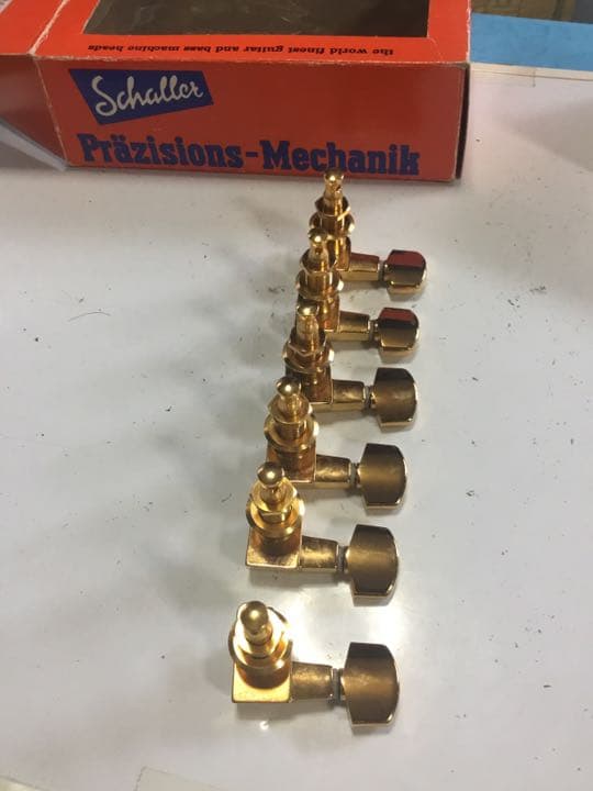 エレキギター用糸巻き(片側6 連/GOLD