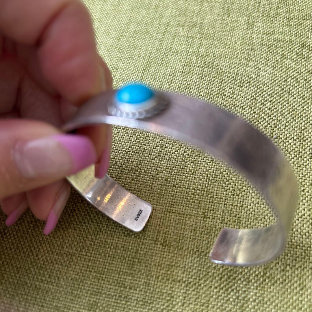 平井大　ターコイズシルバーバングル