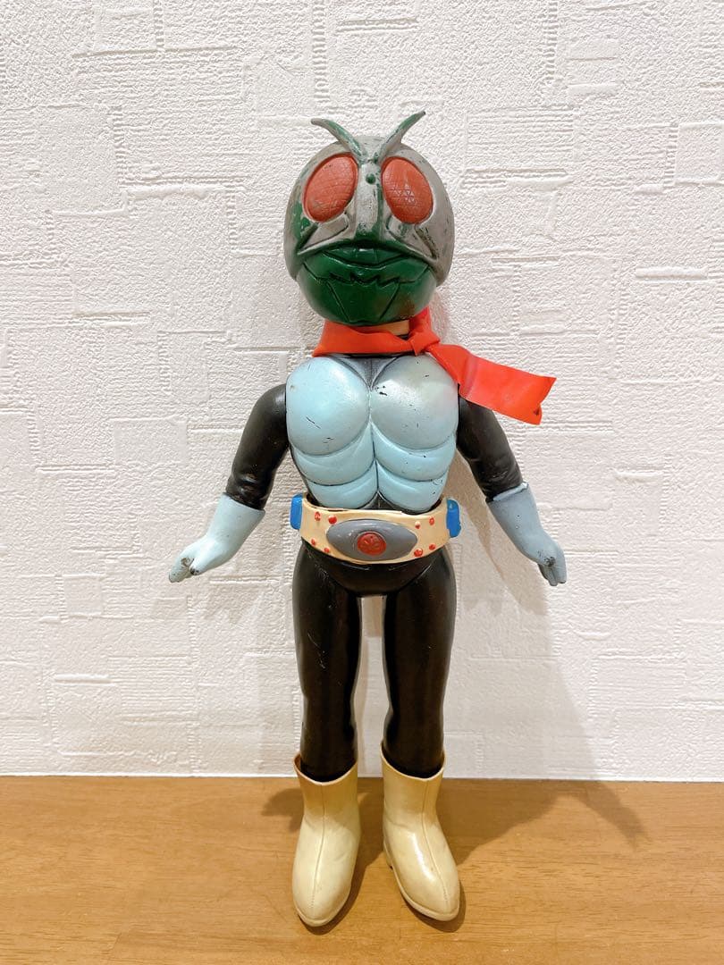 旧バンダイ　仮面ライダー　スタンダードソフビ　ポピー　当時物　面取れ　入手困難