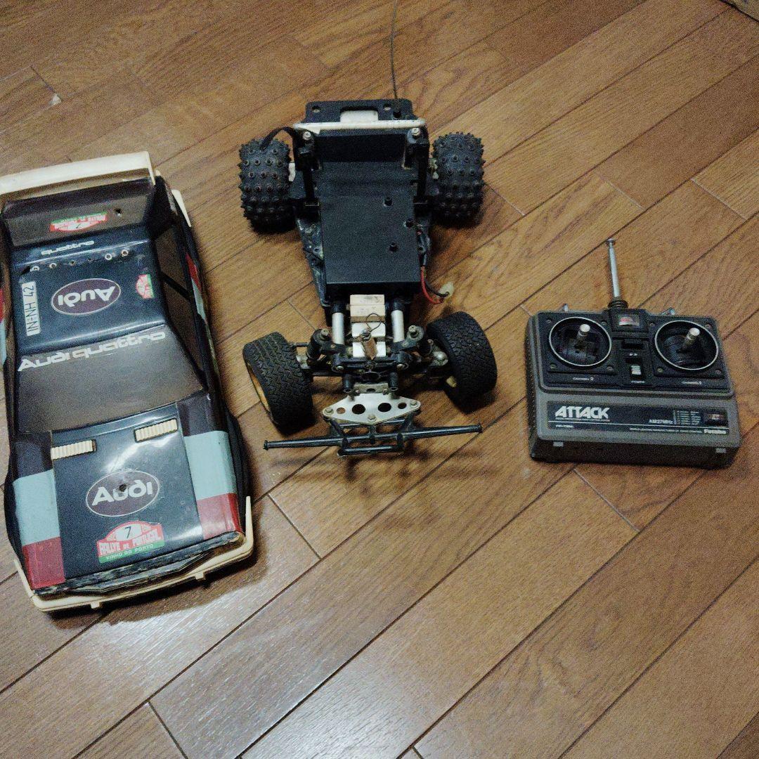 ヴィンテージ 当時モノ 1/10 RC アウディ・クワトロラリー　タミヤラジコン