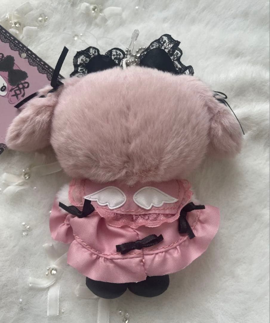 サンリオ　真夜中のメロクロ　マスコットホルダー　マイメロ