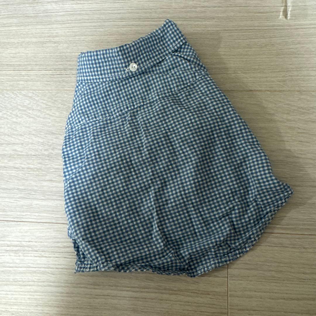 アトリエgg ギンガムチェックボタンダウンシャツ