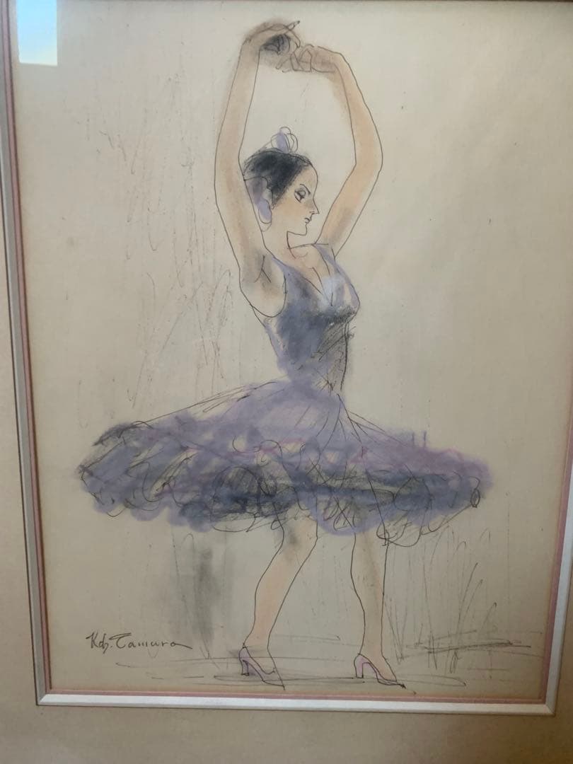 田村孝之介のバレリーナの絵画