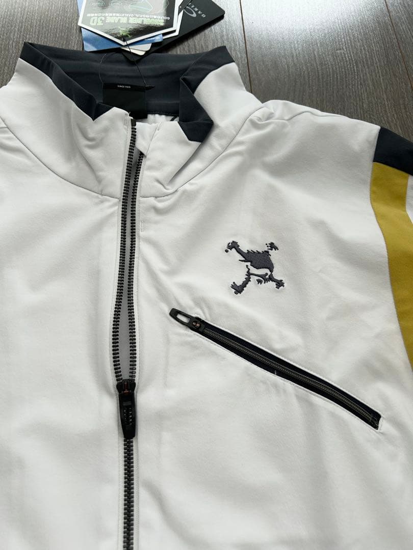 新品 OAKLEY オークリー 立体ゴルフジャケット UPF50 耐久撥水XXL