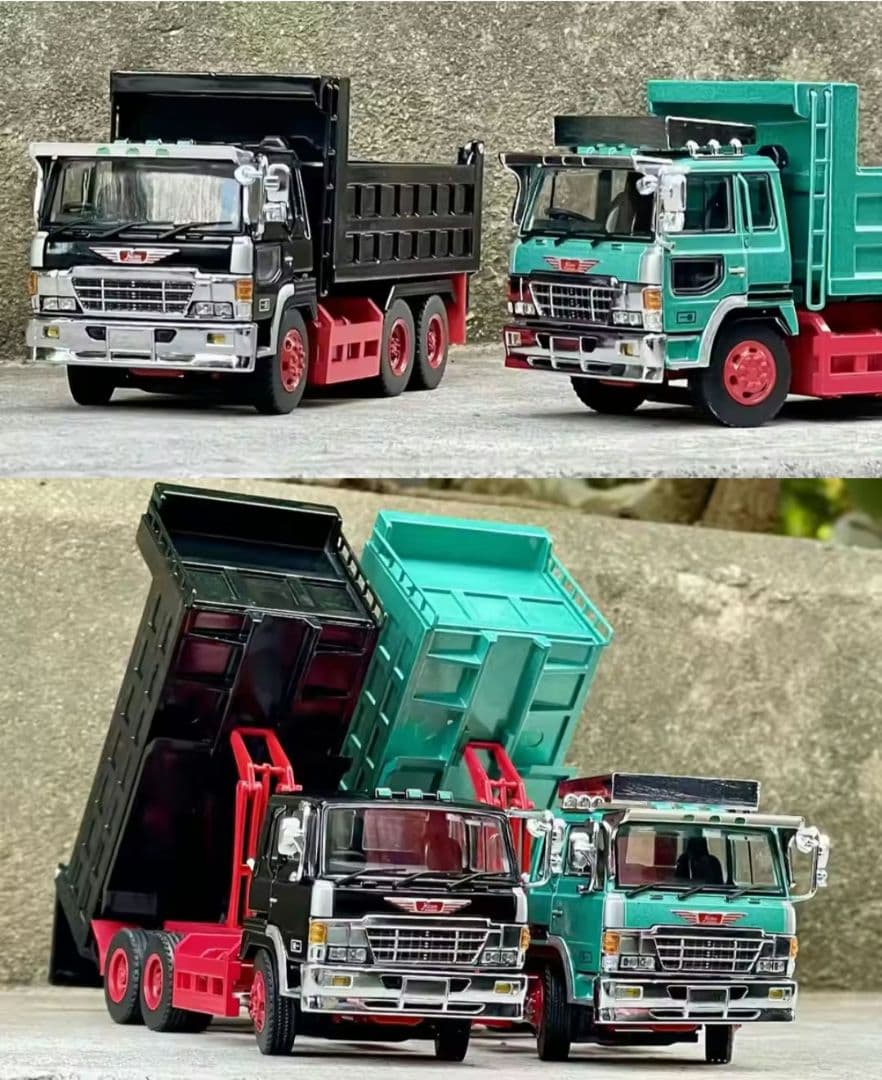 DBGT 1/64 日野 スーパードルフィン ダンプ トラック 黒