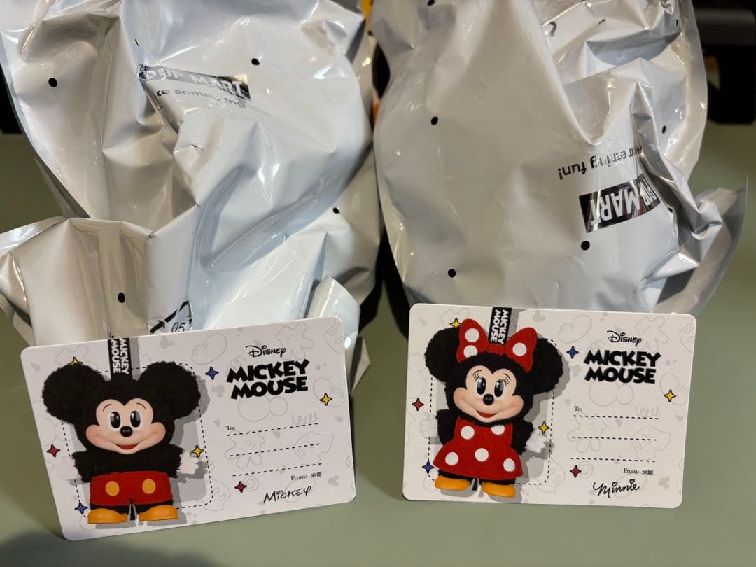 POPMART Disney ミッキー＆ミニー 2体セット ぬいぐるみ