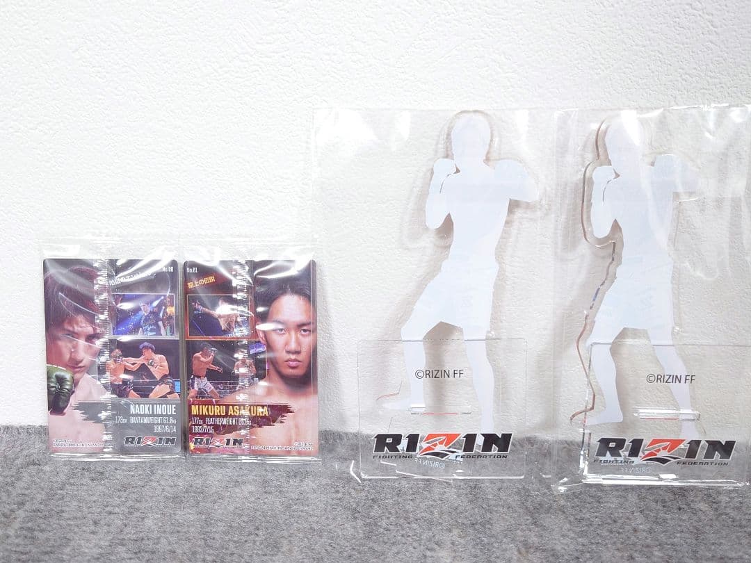 RIZIN×クレマス　オリジナルポスター　アクリルスタンド　メタリックプラカード