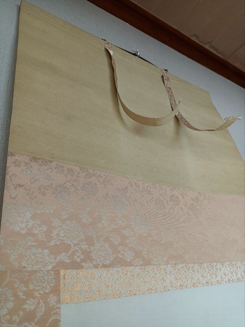 豪華 掛け軸 縁起物 福 開運 絵 龍脈 金運 山水 川 中国 風水 美術 骨董