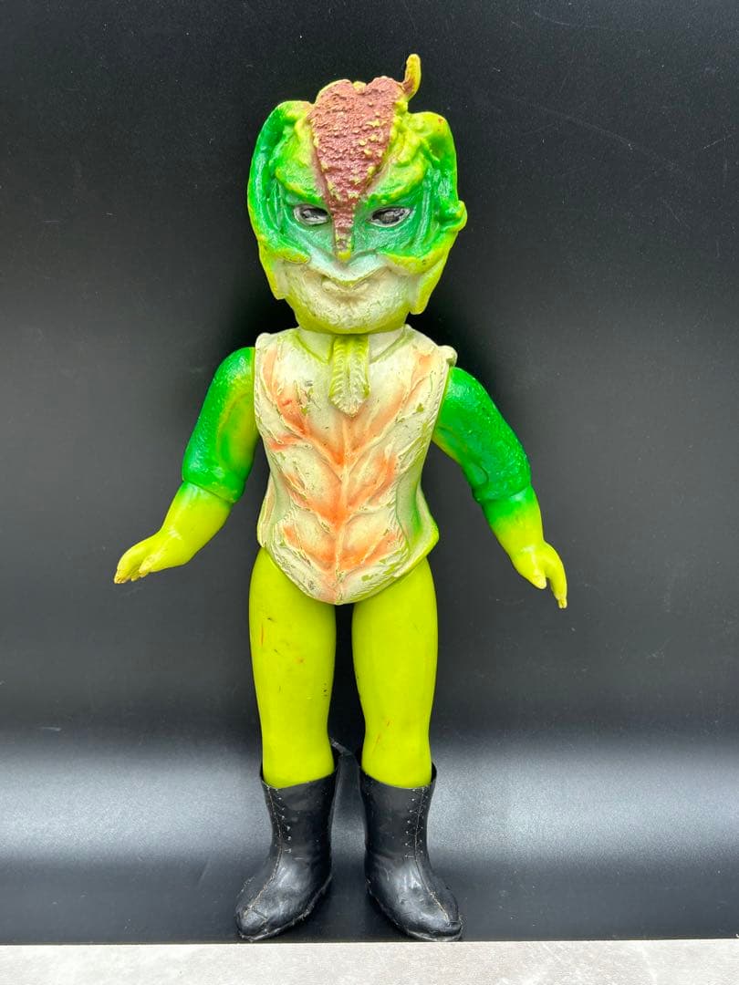 Ｒ１　旧バンダイ　バンザイマーク　ソフビ　仮面ライダー　怪人　サラセニアン