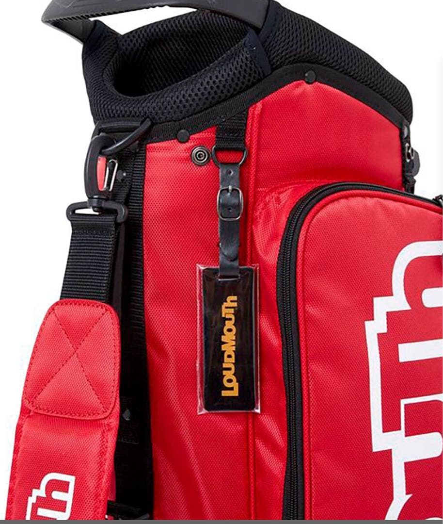 LOUDMOUTH キャディーバッグ　レッド