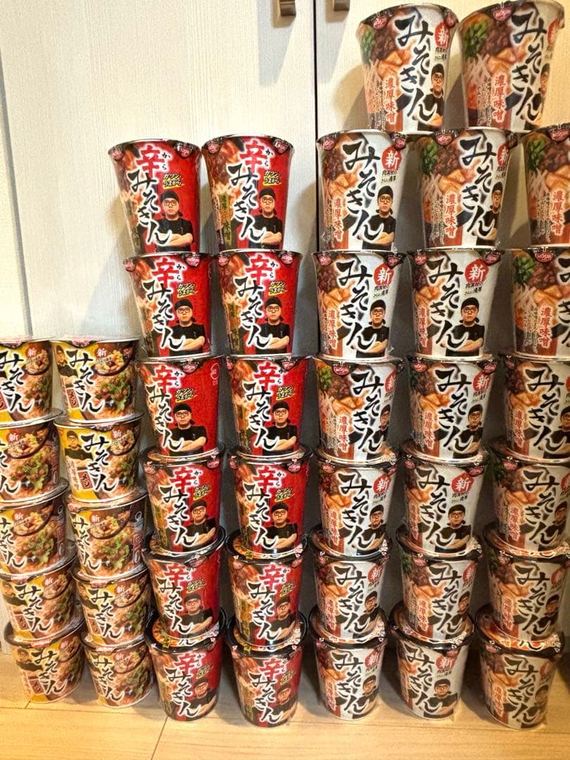 新 みそきん 辛みそきん みそきんメシ 52個 カップ麺