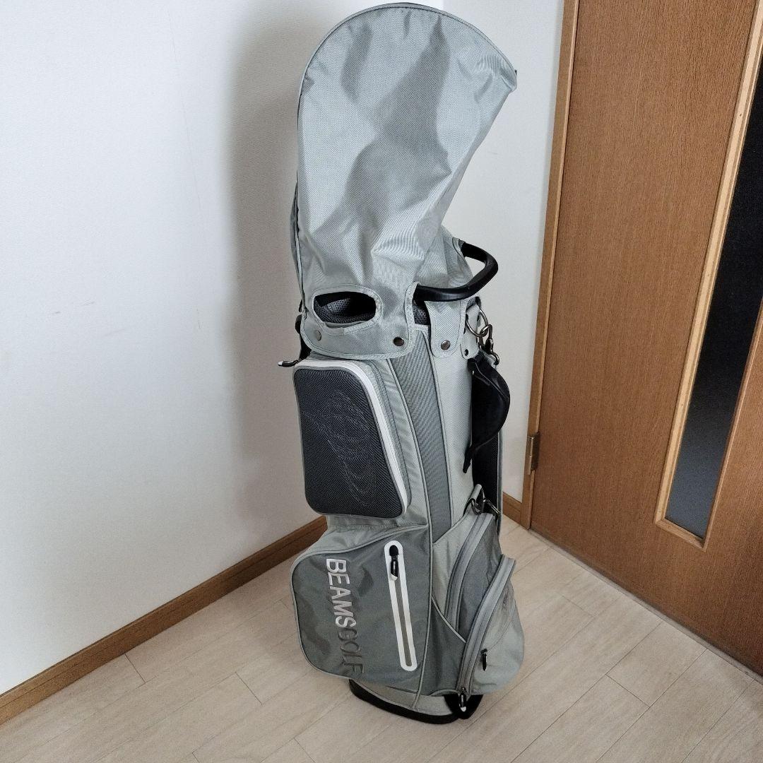 BEAMS GOLF キャディバッグ グレー　ビームス