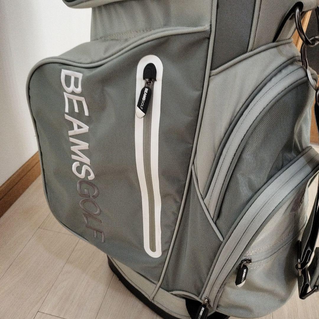 BEAMS GOLF キャディバッグ グレー　ビームス